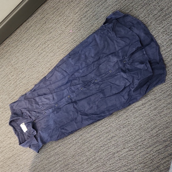 Rag & Bone Chambray Sleeveless Shirt Dress Size Small - Picture 14 of 15